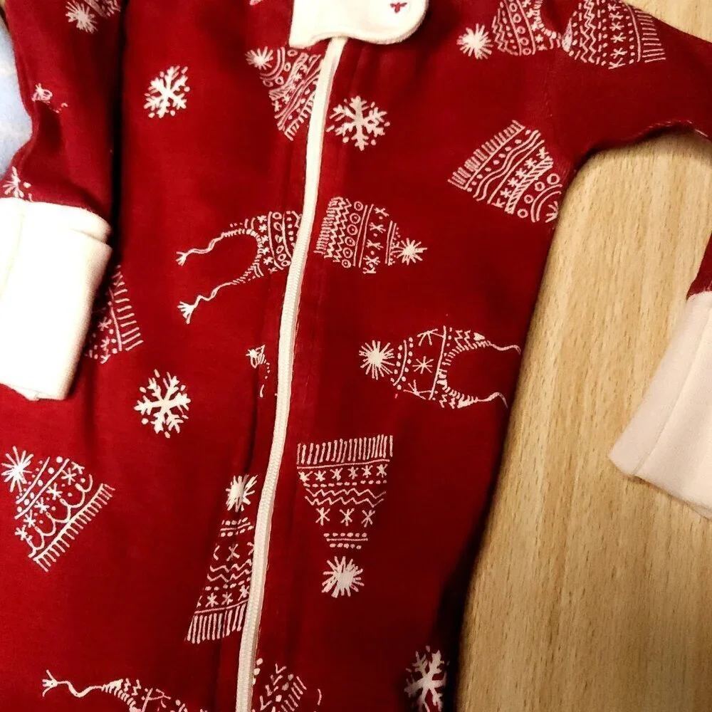 Unbranded Newborn Boys 3 Piece Footie Pajamas Bundle